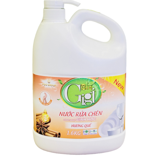 Rửa chén có vòi BIO GIGI  1.6kg - Quế 