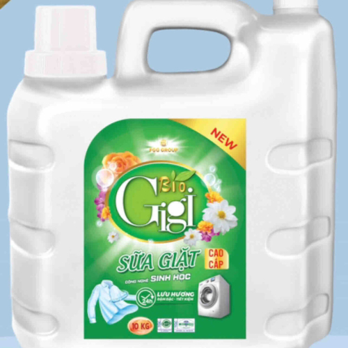Sữa Giặt BIO GIGI Cao cấp 5 trong 1 - 10kg Hương 702 - Nắp Trắng