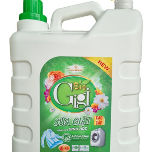 Sữa Giặt BIO GIGI Cao cấp 5  trong 1 - 10kg Hương SAKURA - Nắp Xanh