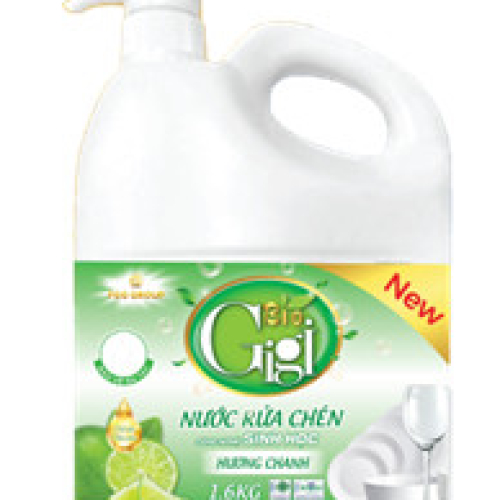 Rửa chén có vòi BIO GIGI  1.6kg - Chanh 